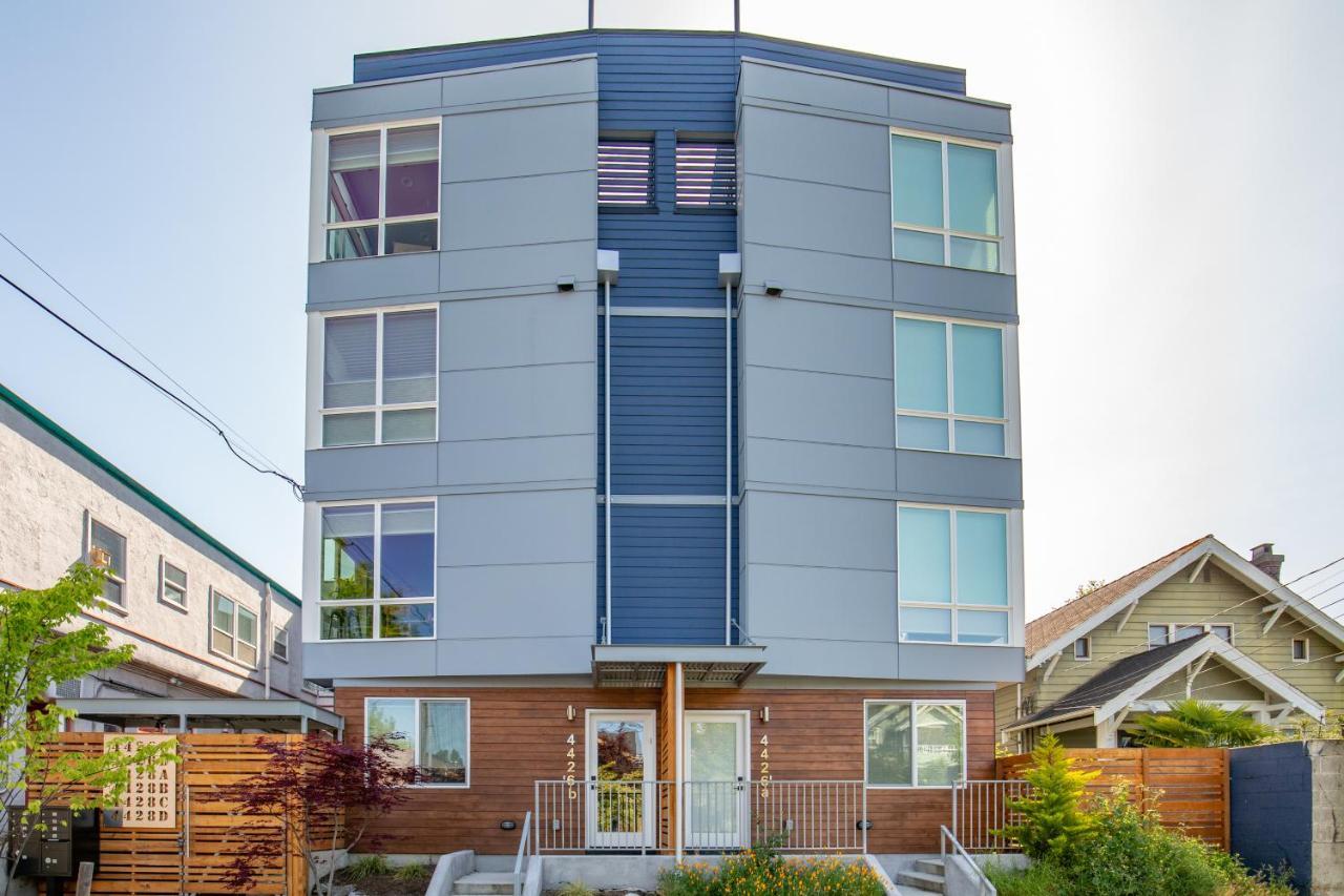 Rooftop Patio With Waterview, Private Garden & Grill 3Br 3Ba- Modern Cityscape Seattle Exterior foto